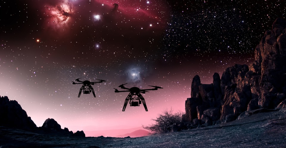 drones buitenaards leven