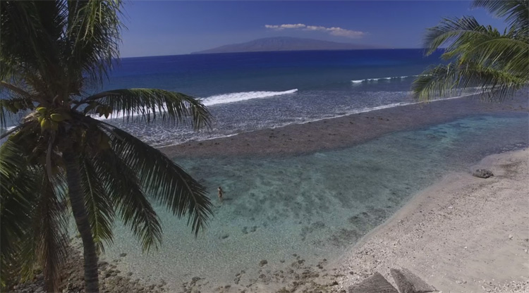 Laniakea: Hawaii gefilmd van boven met drone