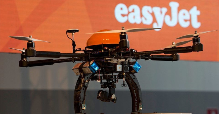 EasyJet wil in 2018 drones inzetten voor vliegtuiginspecties