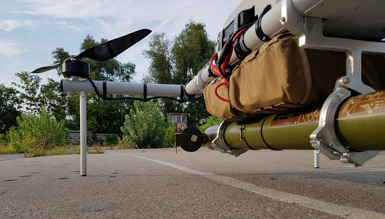 Oekraïens bedrijf introduceert anti-tank drone