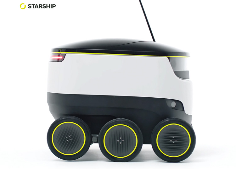 Zelfrijdende 'grond drones' in de straten van Londen Zelfrijdende 'grond drones' in de straten van Londen