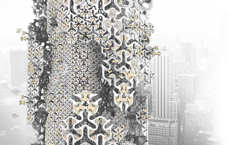 Is deze wolkenkrabber de oplossing voor dronebezorging in steden? Is deze wolkenkrabber de oplossing voor dronebezorging in steden?