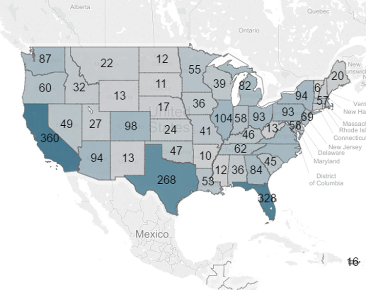Top 10 sectoren voor drones in VS Top 10 sectoren voor drones in VS