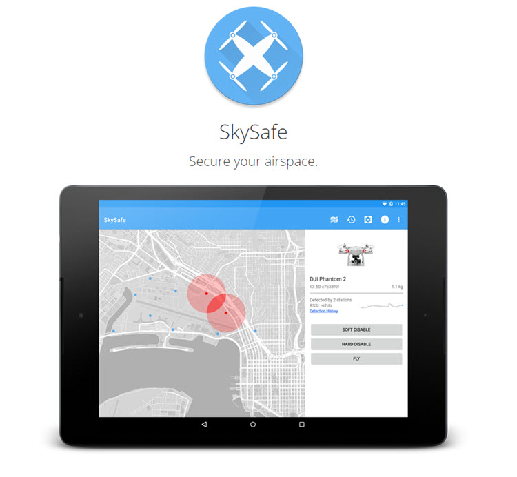 Amerikaanse startup Sky Safe demonstreert anti drone systeem Amerikaanse startup Sky Safe demonstreert anti drone systeem