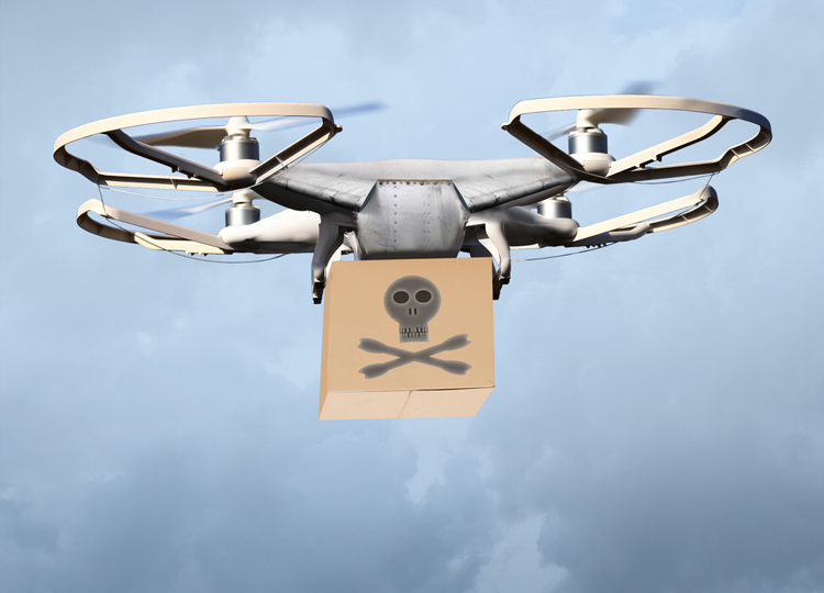 Drone met smokkelwaar gesignaleerd boven Belgische gevangenis Drone met smokkelwaar gesignaleerd boven Belgische gevangenis