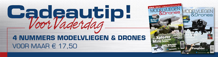 Modelvliegen & Drones magazine uitgave 2 nu in de winkel! Modelvliegen & Drones magazine uitgave 2 nu in de winkel!