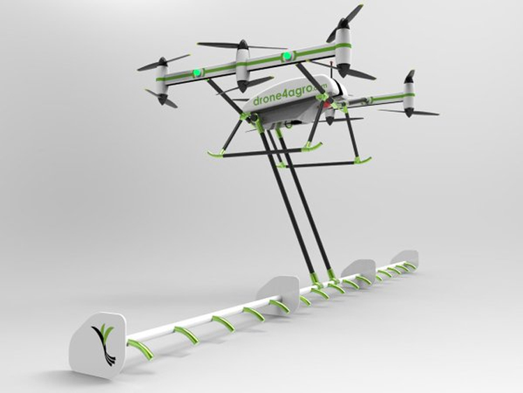 Agrarische drone op maakindustrie vakbeurs Techconn Agrarische drone op maakindustrie vakbeurs Techconn