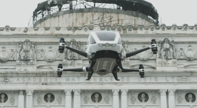 EHang gaat persoonsvervoerende drone testen in Nevada EHang gaat persoonsvervoerende drone testen in Nevada