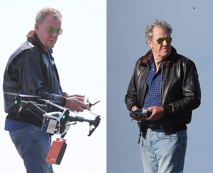 Drone opnames nieuw autoprogramma Jeremy Clarkson voor Amazon Prime Drone opnames nieuw autoprogramma Jeremy Clarkson voor Amazon Prime