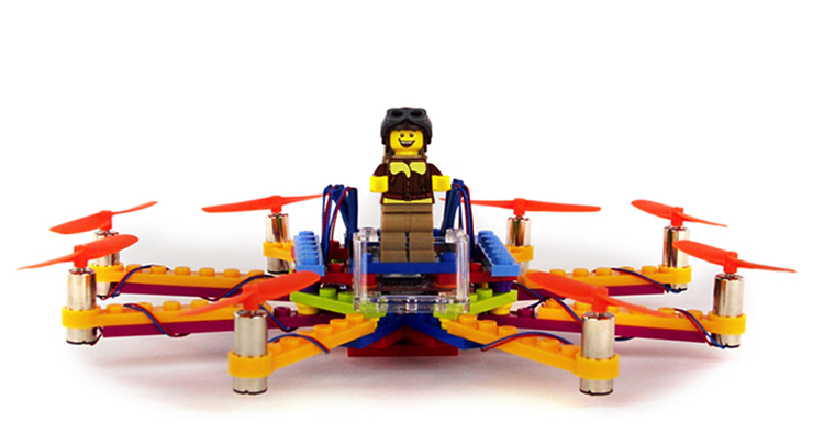 Bouw eenvoudig je eigen octocopter met Flybrix Lego drone Bouw eenvoudig je eigen octocopter met Flybrix Lego drone