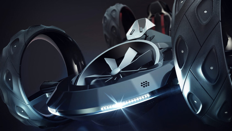 Met deze 'drone' rijd je letterlijk tegen muren op Met deze 'drone' rijd je letterlijk tegen muren op