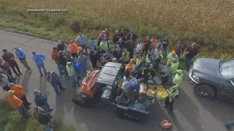 Drone helpt bij zoektocht naar vermist kind Drone helpt bij zoektocht naar vermist kind