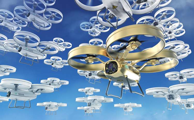 Pentagon test Perdix mini-drone zwermen Pentagon test Perdix mini-drone zwermen