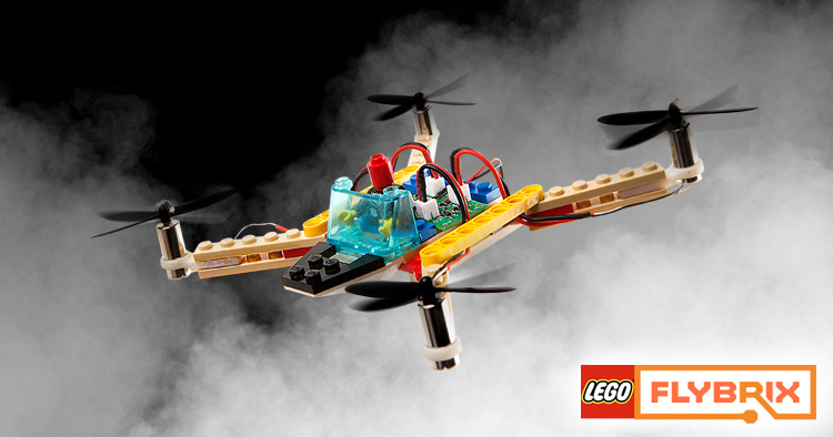 LEGO toont Flybrix drone tijdens DARE League 2016 LEGO toont Flybrix drone tijdens DARE League 2016