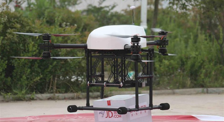 JD.com begint dronebezorgingservice in China JD.com begint dronebezorgingservice in China