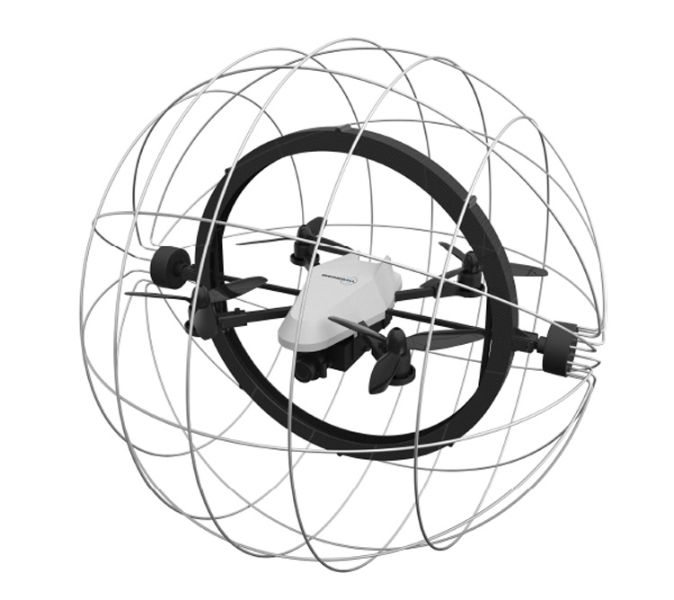 Droneball Go drone is niet te crashen Droneball Go drone is niet te crashen