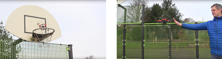 Droneball Go drone is niet te crashen Droneball Go drone is niet te crashen