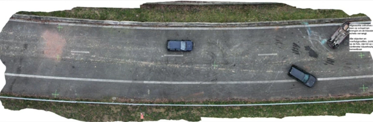 Belgische politie zet drones in bij verkeersongevallen Belgische politie zet drones in bij verkeersongevallen